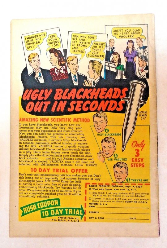 Wings Comics (Fiction House) #73fn 1st Jane Martin Cover