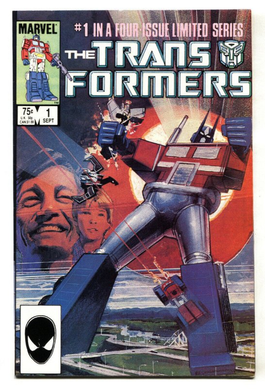 TRANSFORMERS #1 1984 comic bookFirst issue Marvel VF/NM