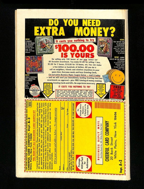 Fantastic Four #121 Secret of Gabriel! Silver Surfer Appearance!