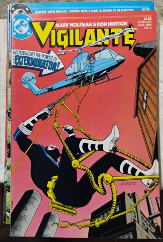 VIGILANTE  # 4 1984  DC COMICS   WOLFMAN PEACEMAKER TV ADRIAN CHASE
