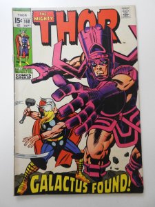 Thor #168 (1969) Galactus Found!  Beautiful VG/FIne Condition!