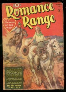 ROMANCE RANGE #1 NOV 1935-HOT POTATO-AMOS HARLIN-PULP VG