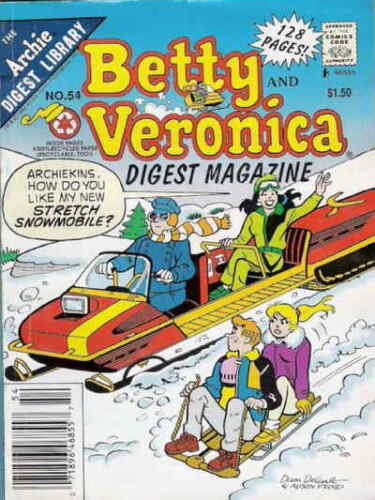 Betty and Veronica Digest Magazine #54 VF; Archie | we combine shipping 