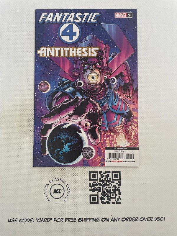 Fantastic Four Antithesis # 2 NM 2nd Print Variant Marvel Comic Book Hulk 7 SM12