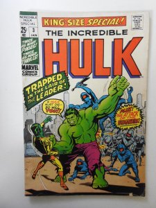 The Incredible Hulk Annual #3 (1971) VG Condition!