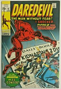 DAREDEVIL#75 FN/VF 1971 MARVEL BRONZE AGE COMICS 