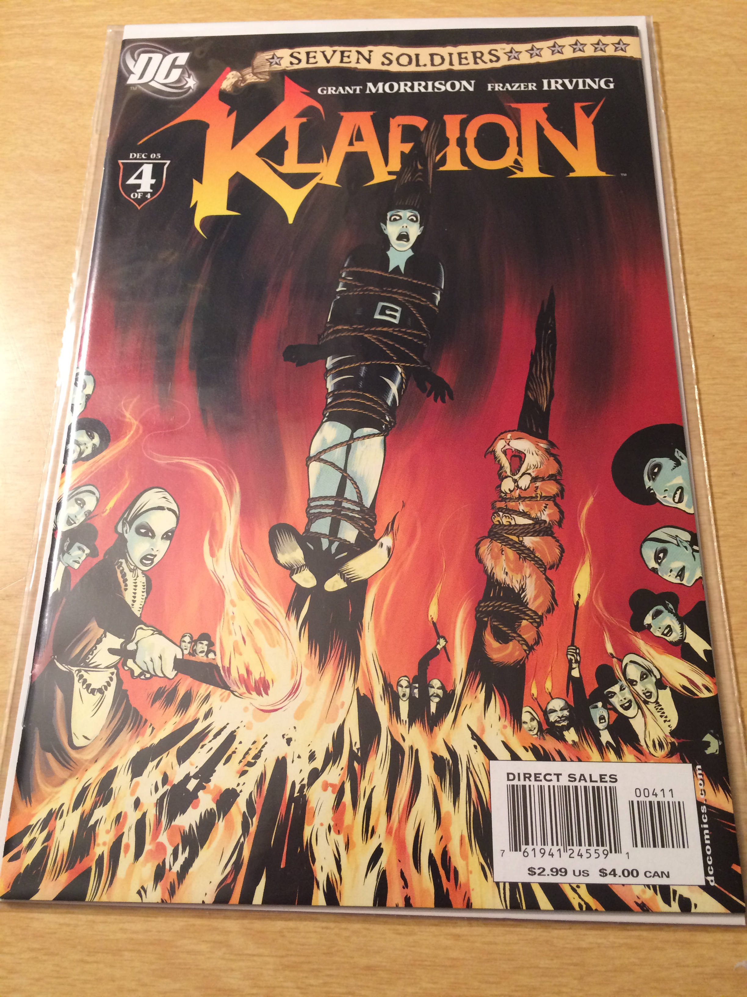 2005 1ST PRINTING DC COMICS KLARION THE WITCHBOY #4 SEVEN SOLDIERS