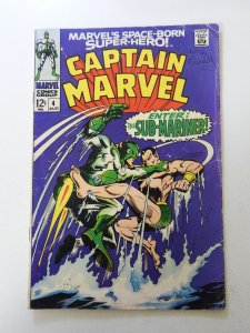 Captain Marvel #4 (1968) VG- condition see description