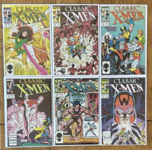 Classic X-Men #13,14,15,16,17,18 NM Lot Arthur Adams 1987