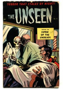 UNSEEN #15 1954-Necrophilia-SKELETON cvr-ALEX TOTH-PRE CODE HORROR 