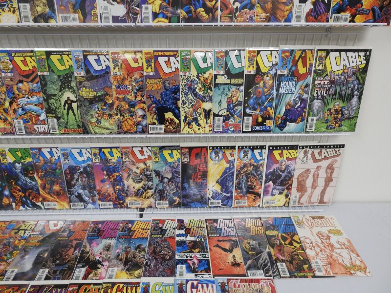 Huge Lot 130+ Comics W/ Cable, and Gambit!! Avg VF Condition!