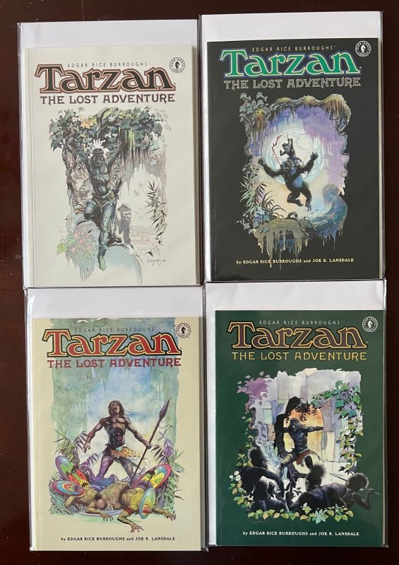 Tarzan The Lost Adventure set #1-4 8.0 VF (1995 Dark Horse) 