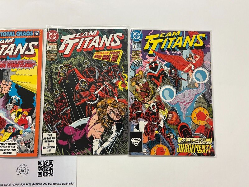4 Team Titans DC Comics Books # 2 3 4 5 Wolfman 34 MS7