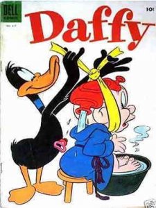 Four Color Comics (2nd Series) #615 GD ; Dell | low grade comic Daffy Duck