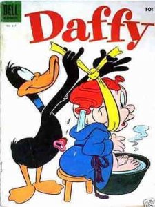 Four Color Comics (2nd Series) #615 GD ; Dell | low grade comic Daffy Duck