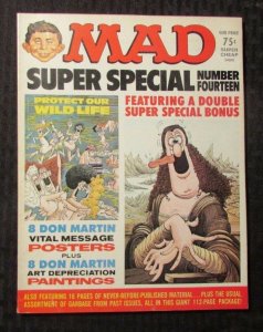 1974 MAD Magazine Super Special #14 VF- 7.5 w/ Posters & Paintings 