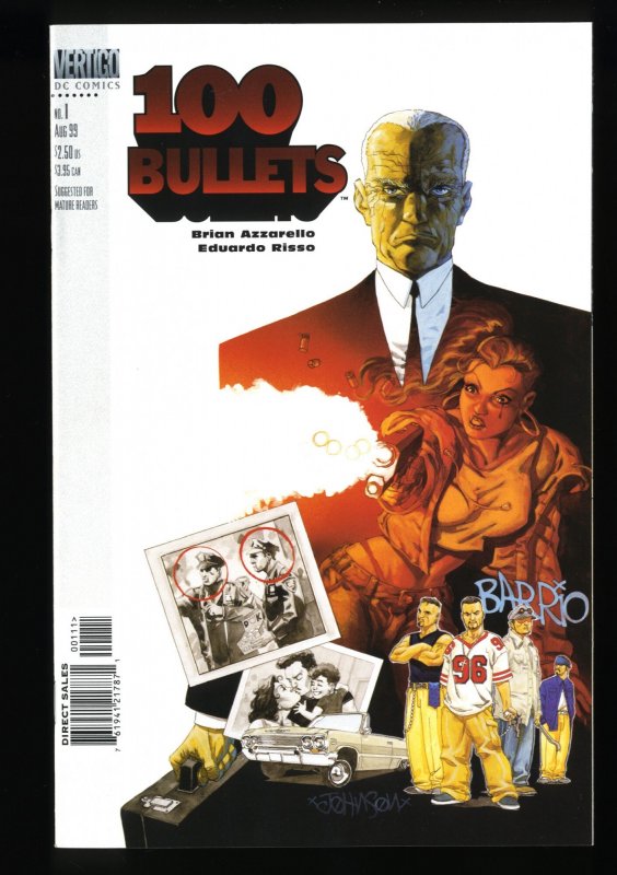 100 Bullets #1 NM 9.4