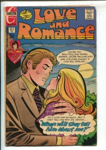 Love and Romance #8 1972-Charlton-Bobby Sherman pin-up-love triangles-VG