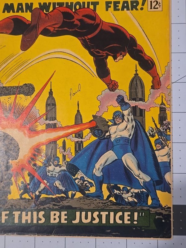 Daredevil #14 March-1966 Offset Pages—Possible Publishing/Manufacturing Error