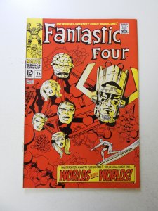 Fantastic Four #75 (1968) VG+ condition bottom staple detached from cover