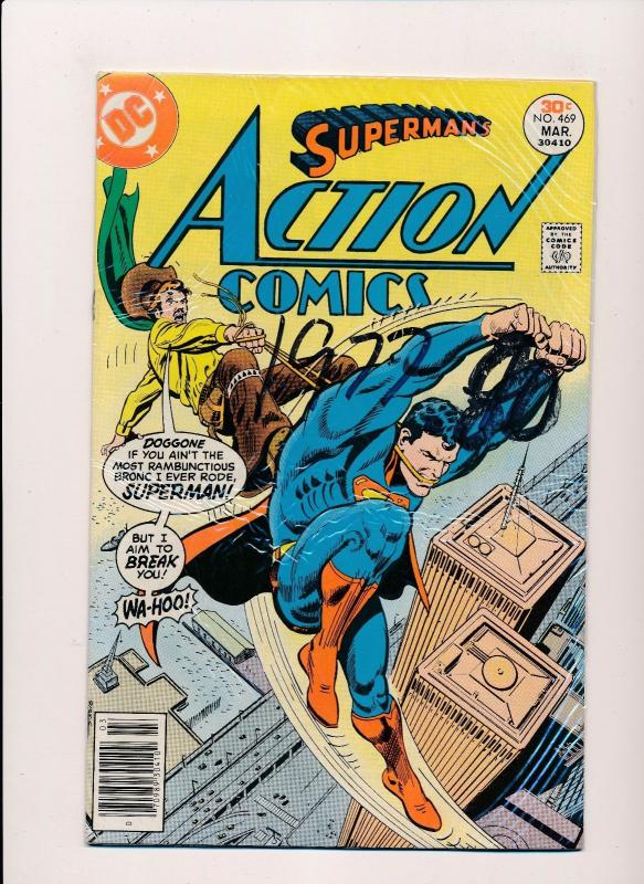 Lot of 5-DC Action Comics #464/466/467/468/469 SUPERMAN VG/FINE (SRU158)