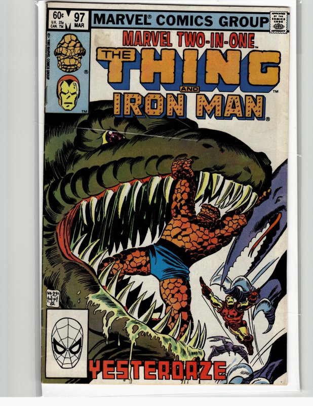 Marvel Two-in-One #97 (1983) The Thing