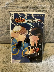 STREET FIGHTER X GI JOE #3  SUB VARIANT BARONESS CHUN LI COVER IDW COMICS 