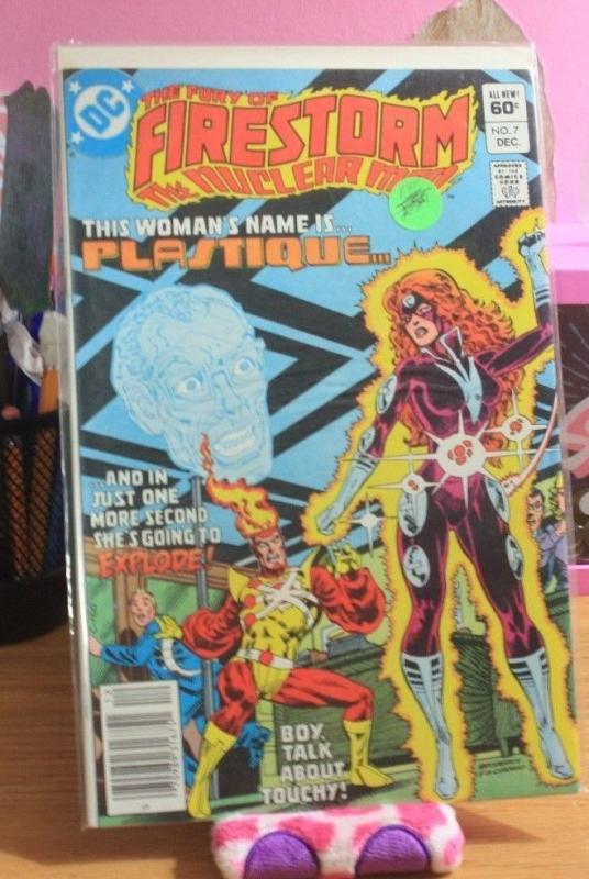 The Fury of Firestorm comic  # 7 (Dec 1982, DC) ist apperance plastique key