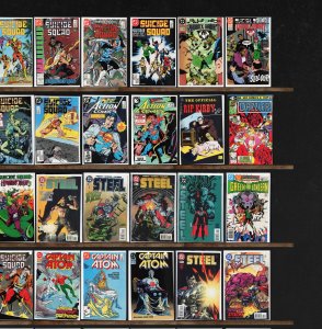 Huge Lot 150+ Comics with Suicide Squad, Captain Atom, Steel & More!