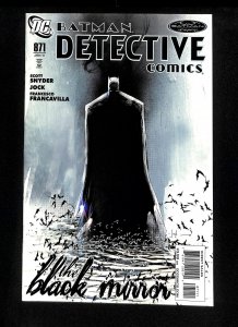 Detective Comics (1937) #871 Black Mirror by Snyder and Jock!