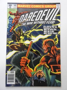 Daredevil #168 Newsstand Edition (1981) VF/NM Condition! First app of Elektra!