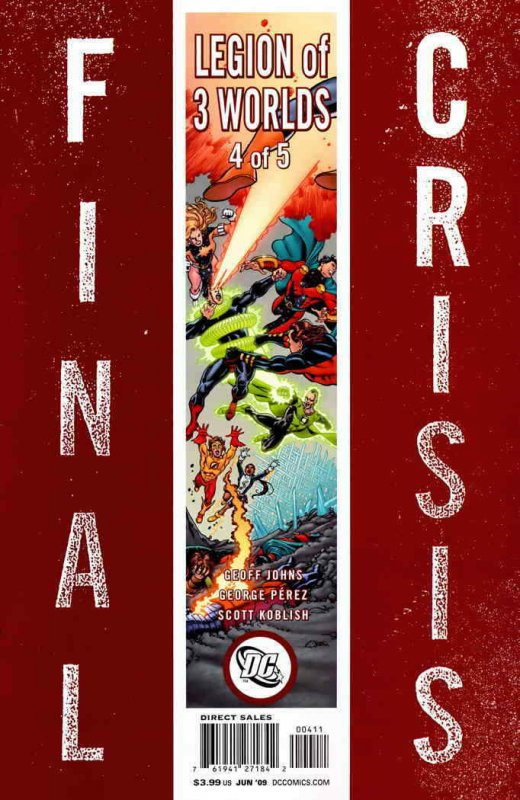 Final Crisis: Legion of Three Worlds #4B VF; DC | save on shipping - details ins