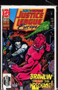 Justice League Europe #33 (1991) Sonic the Hedgehog