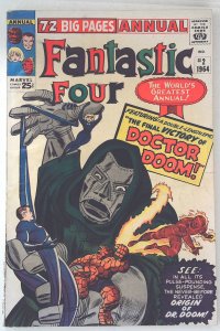 Fantastic Four (1961 series) Annual #2, VF- (Actual scan)