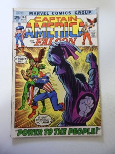 Captain America #143 (1971) FN- Condition