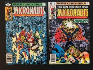 LOT of 8~MARVEL THE MICRONAUTS #2-7, 9-10  1978/79 FINE/VERY FINE  (A183)