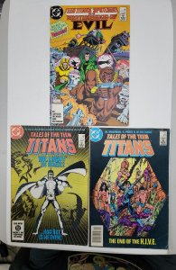 Tales of the Teen Titans 47 & 49, Teen Titans Spotlight 11 three comics, one $$$