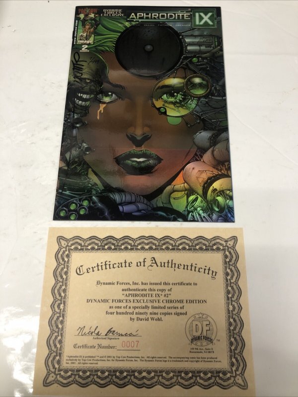 Aphrodite IX # 2 (2001) Variant • Signed David Wohl •Certificate Of Authenticity