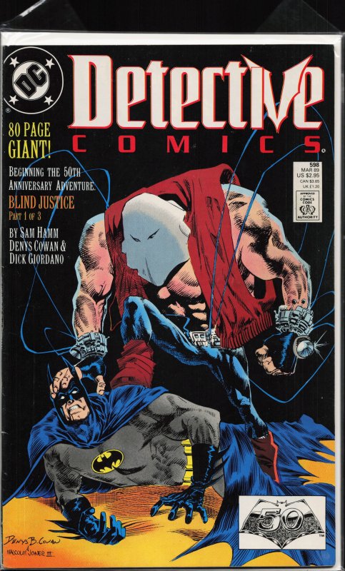 Detective Comics #598 Direct Edition (1989) Batman