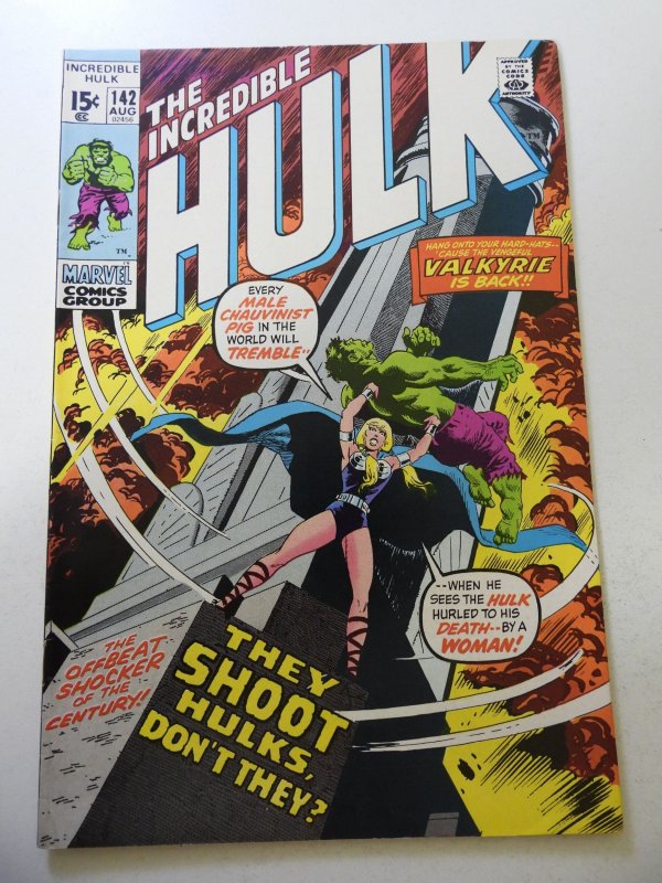 The Incredible Hulk 142 FN VF Condition Comic Books Bronze Age