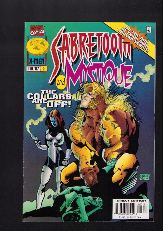 Mystique & Sabretooth #1-4 - FOUR PIECE LOT! (9.0/9.2) 1996