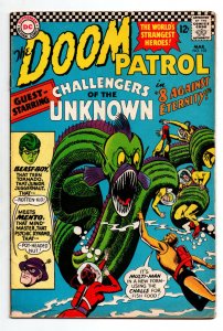 Doom Patrol #102 - Challenger's of the Unknown - Beast Boy - 1966 - FN/VF