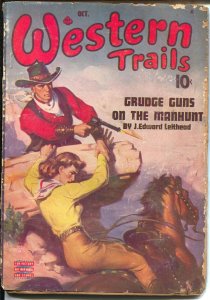 Western Trails 10/1939-Ace-pulp thrills-George J Rozen cover-G