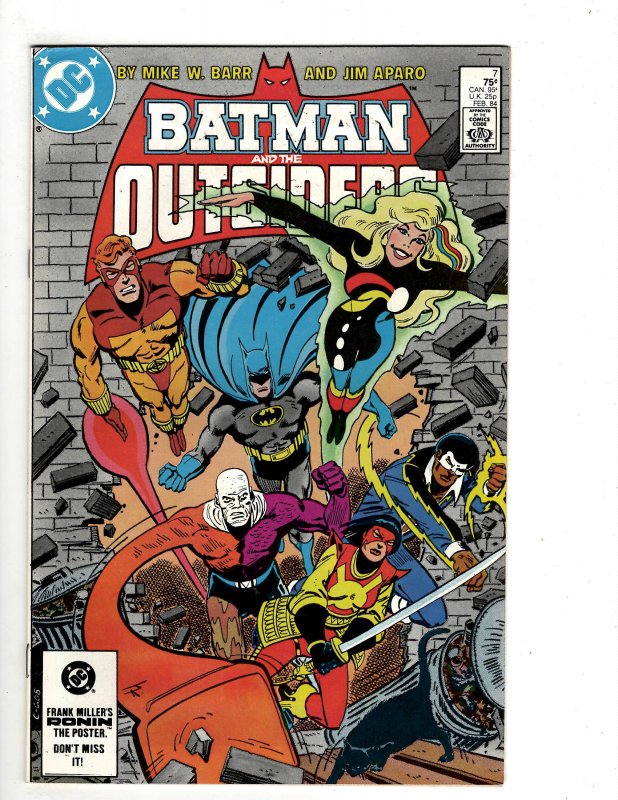 Batman and the Outsiders #7 (1984) J609