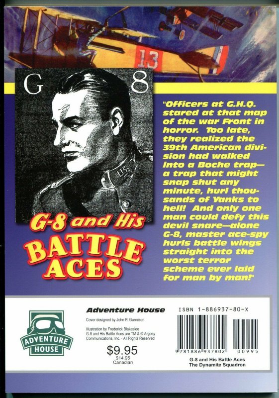 G-8 & His Battle Aces #9 6/1934-Adventure House reprint-2003-Hogan-pulp-VF/NM 