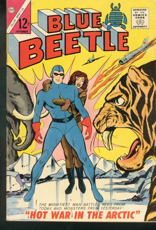 BLUE BEETLE V.2 #2 1964 TIGER COVER CHARLTON FN