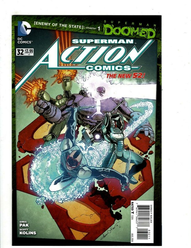 12 Superman Action Comics DC Comics # 23.2 25 26 27 28 29 30 31 32 33 34 3 HR1 