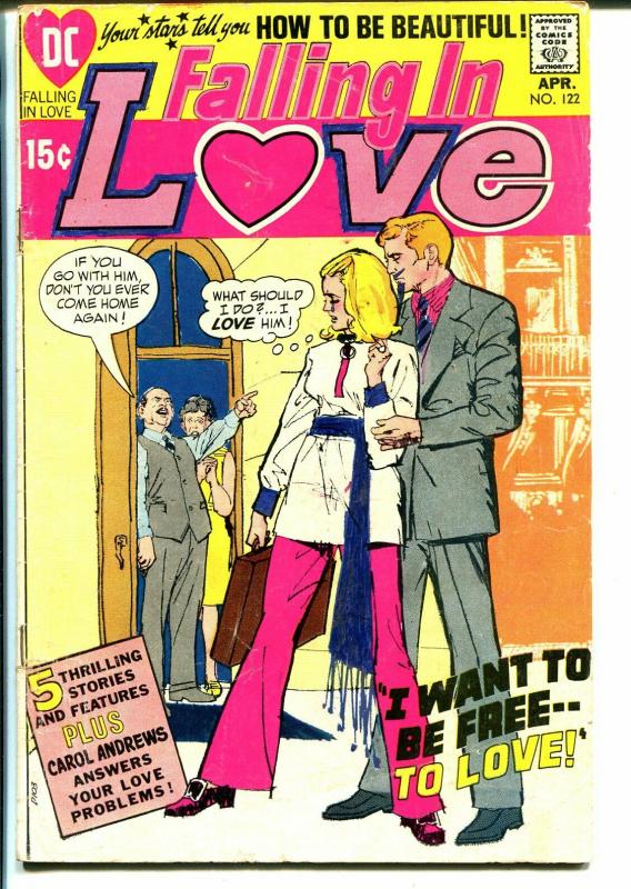 Falling In Love #122 1971-DC-good art-African American in mind-G