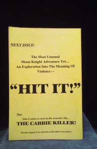 Moon Knight #188 Bill Sienkiewicz Lenticular Homage Cover (2017)