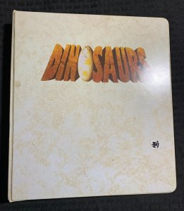 1992 DINOSAURS Pro Set Trading Card Binder & 66 cards w/ 1 Wrapper 9.0/9.5